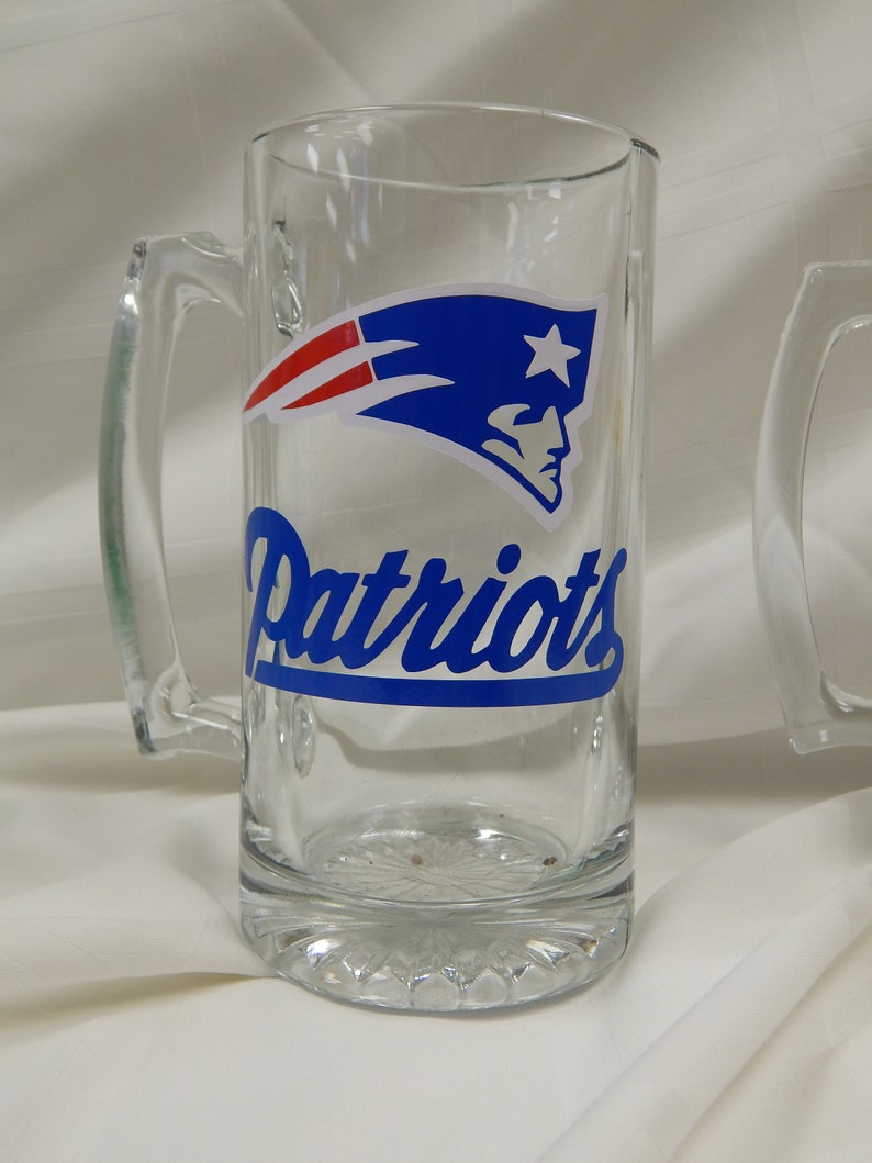 Custom NFL Team Beer Mug Etsy