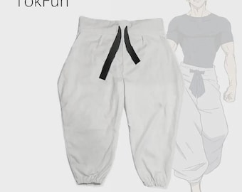 Toji Fushiguro Theme Men's Gym Sweatpants, Elastic Athleisure Menswear, Sweat-Wicking Fabric Athletic Casual Fitness Sports Bottoms