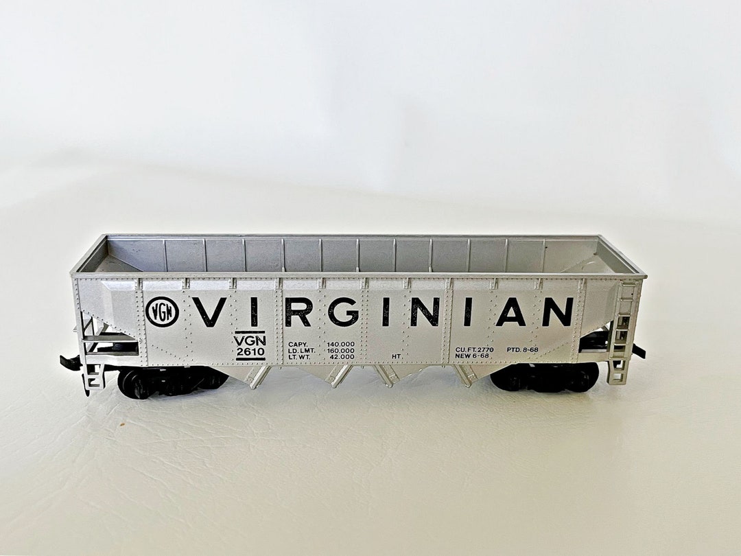 Vintage Tyco Train Car, Tyco Hopper Car, Tyco Virginian Hopper Car