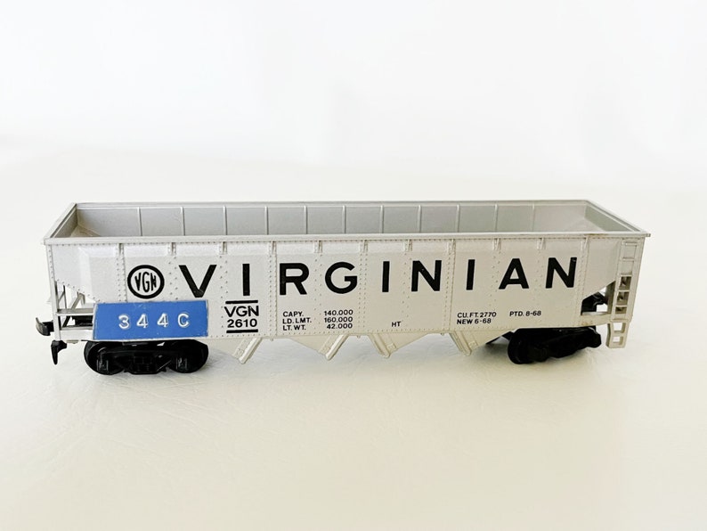 Vintage Tyco Train Car, Tyco Hopper Car, Tyco Virginian Hopper Car