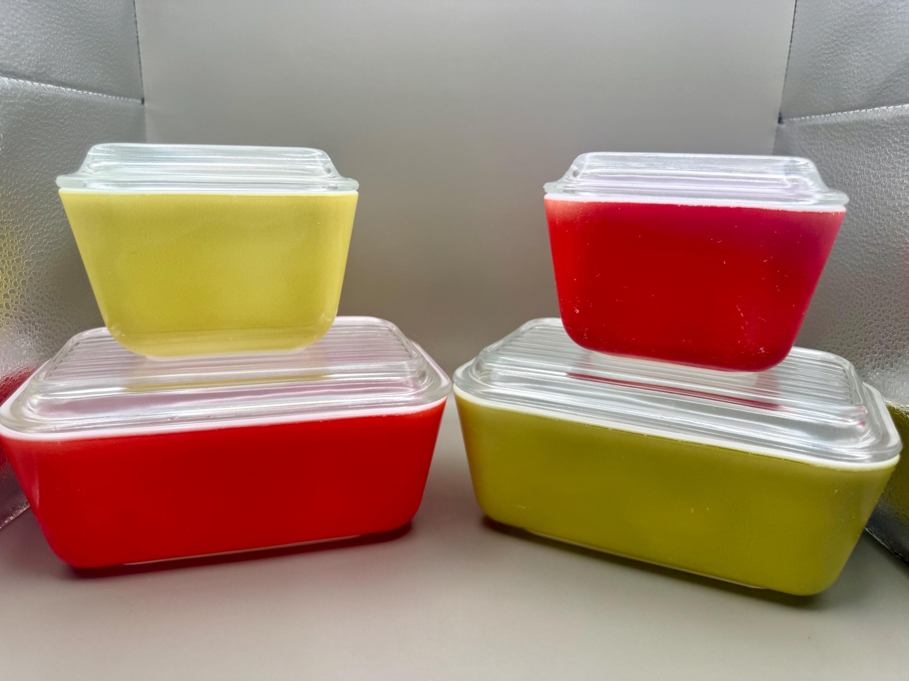 Early American Pyrex Refrigerator Set - Etsy