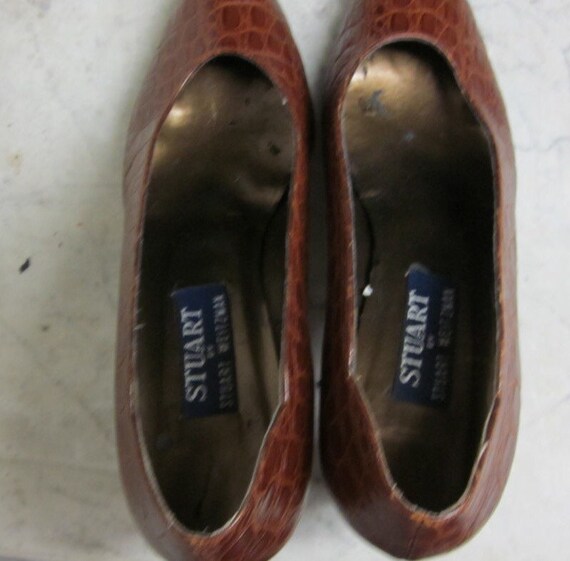 ladies alligator shoes