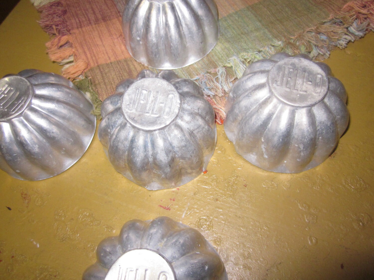 Mid century Jello Molds 1950s Vintage Set Five Etsy