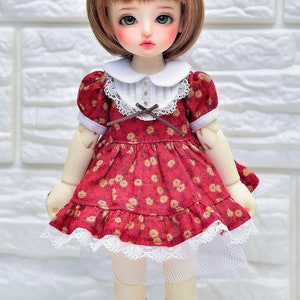 Cherry Dress for YoSD, Honey Delf 25-28 cm.