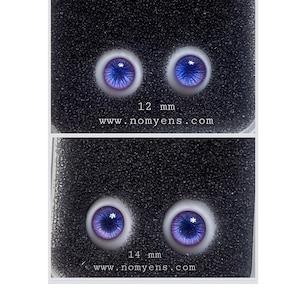 In-stock / BJD eye / Basic size : 12, 14 mm / Purple Blue