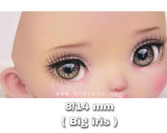 Doll eye / Big iris size : 8/14  mm