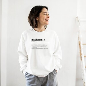The Teacher's sweater, crewneck, a perfect gift for a teacher or professor, a cotton sweatshirt ideal as a Christmas or end-of-school-year gift. image 3