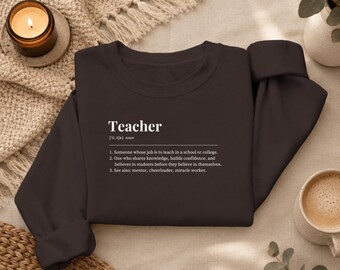 The Teacher Sweatshirt, teacher appreciation gift crewneck, funny teacher sweater, Christmas or end of year gift