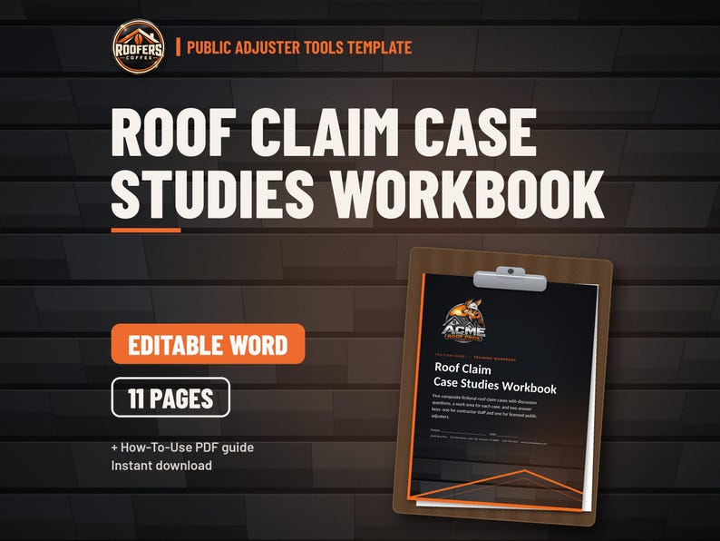 Public Adjuster Practice Kit, 7 Editable Templates, Claim File Organizer, Letters, Appraisal Guide, Denial Review, Policy Guide image 8
