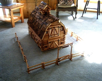 Log play barn