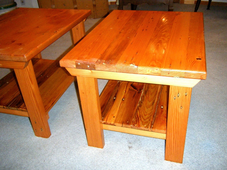 Coffee Table and 2 End Tables Set Etsy