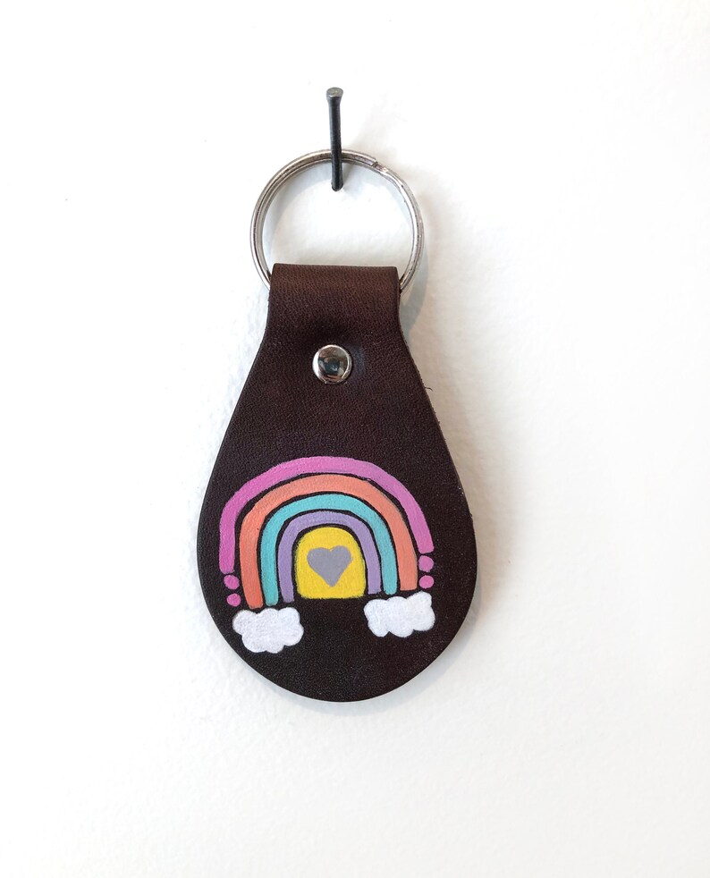 Custom Leather Key Fob