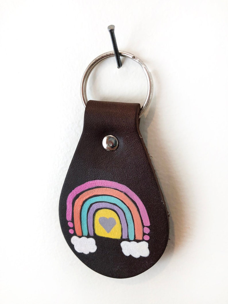 Custom Leather Key Fob