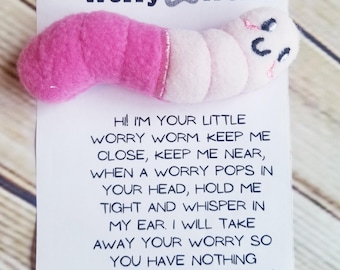 Gummy Worm, Fidget Friend, Stress Ball, Pocket Hug, Anxiety Buddy, Worry Pal, Pocket Pal, Animal Stuffy, Emotional support Stuffie