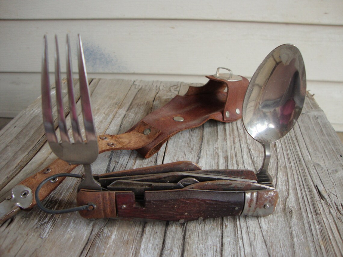 VINTAGE camping hunting MULTI TOOL pocket knife Boy Scouts Etsy