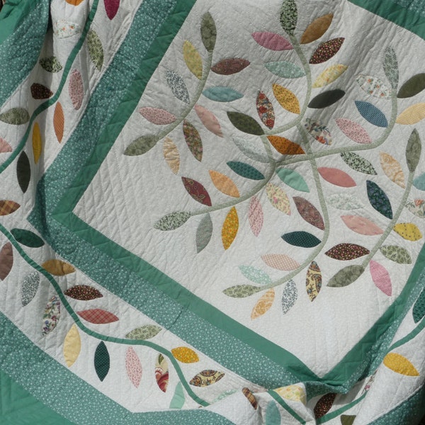 Falling Leaves queen sized Quilt