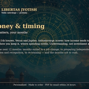 Vedic Astrology Career Report | What Is Your True Calling? Personalized Vocation, Work Style & Money Reading PDF | D10, Dasha, Career Timing image 5