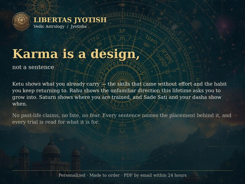 Karma & Dharma Reading: The Calling of This Lifetime | Vedic Astrology Life Purpose Report, Rahu Ketu, Atmakaraka, Navamsa D9 | PDF image 3