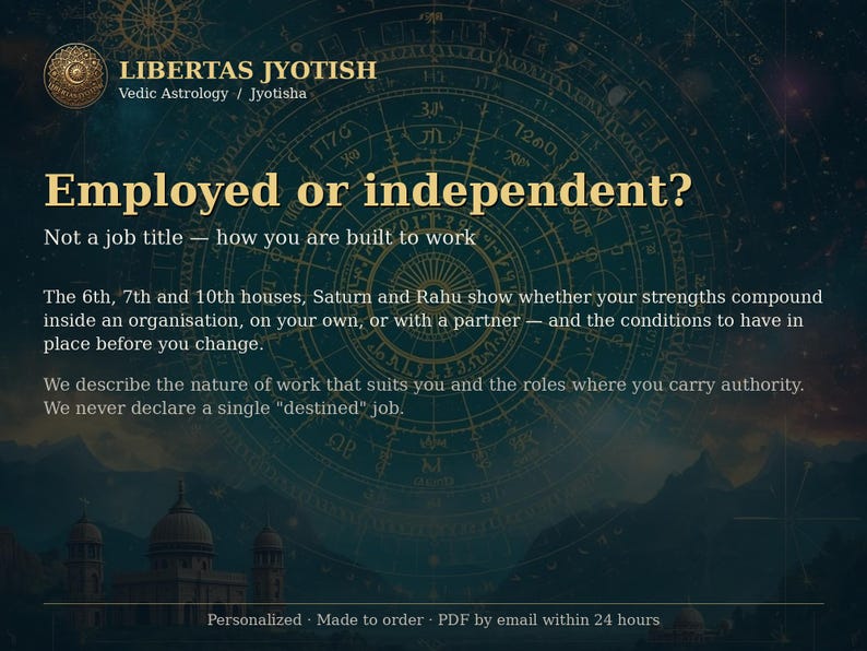 Vedic Astrology Career Report | What Is Your True Calling? Personalized Vocation, Work Style & Money Reading PDF | D10, Dasha, Career Timing image 3