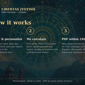 Vedic Astrology Career Report | What Is Your True Calling? Personalized Vocation, Work Style & Money Reading PDF | D10, Dasha, Career Timing image 4