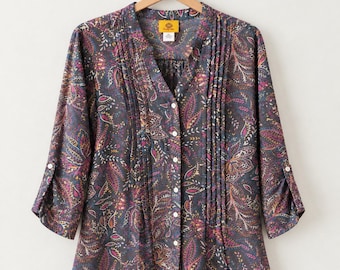 Ruby Rd Ladies 3/4 Sleeve Top Small Brand New
