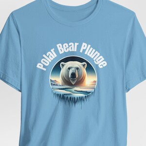 Polar Bear Plunge T-shirt: Crewneck, Ice Bath Lover Gift