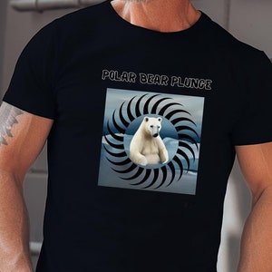 Polar Bear Plunge T-shirt: Crewneck, Ice Bath Lover Gift