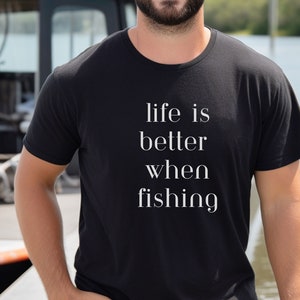 Men's Fishing Shirtnature's Therapy Tshirt Fishing T-shirthunting
