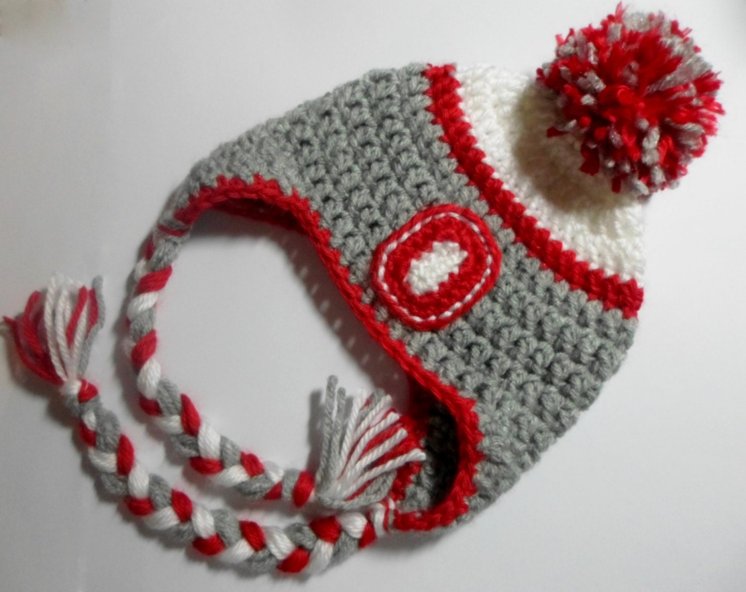 Crochet infant-adult Ohio State 