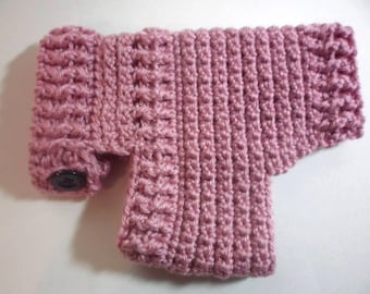Crochet Dog Sweater: Custom Color Pet Clothes