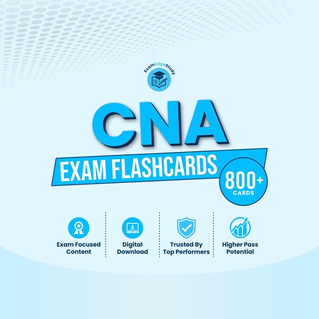 CNA Exam Flashcards 2026 | Cna Exam | Cna Notes | Exam Flashcards ...