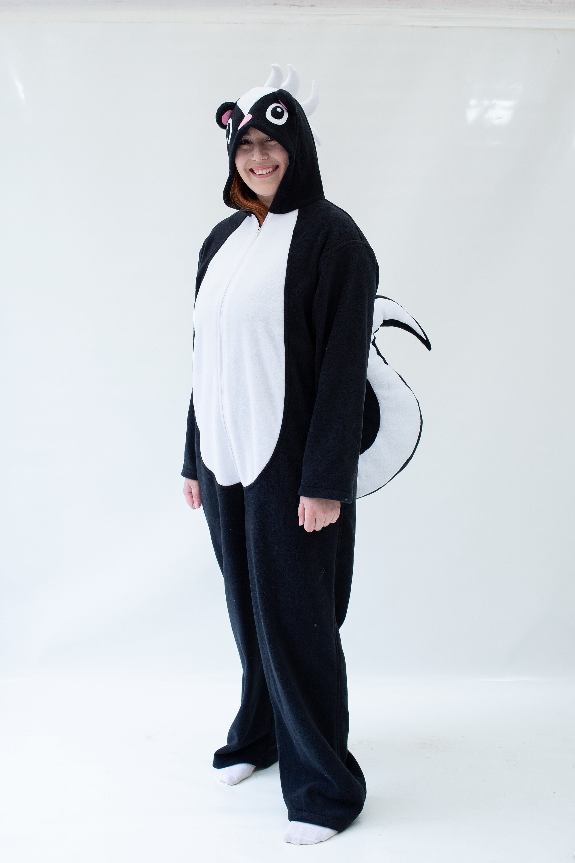 Adult skunk onesie sale