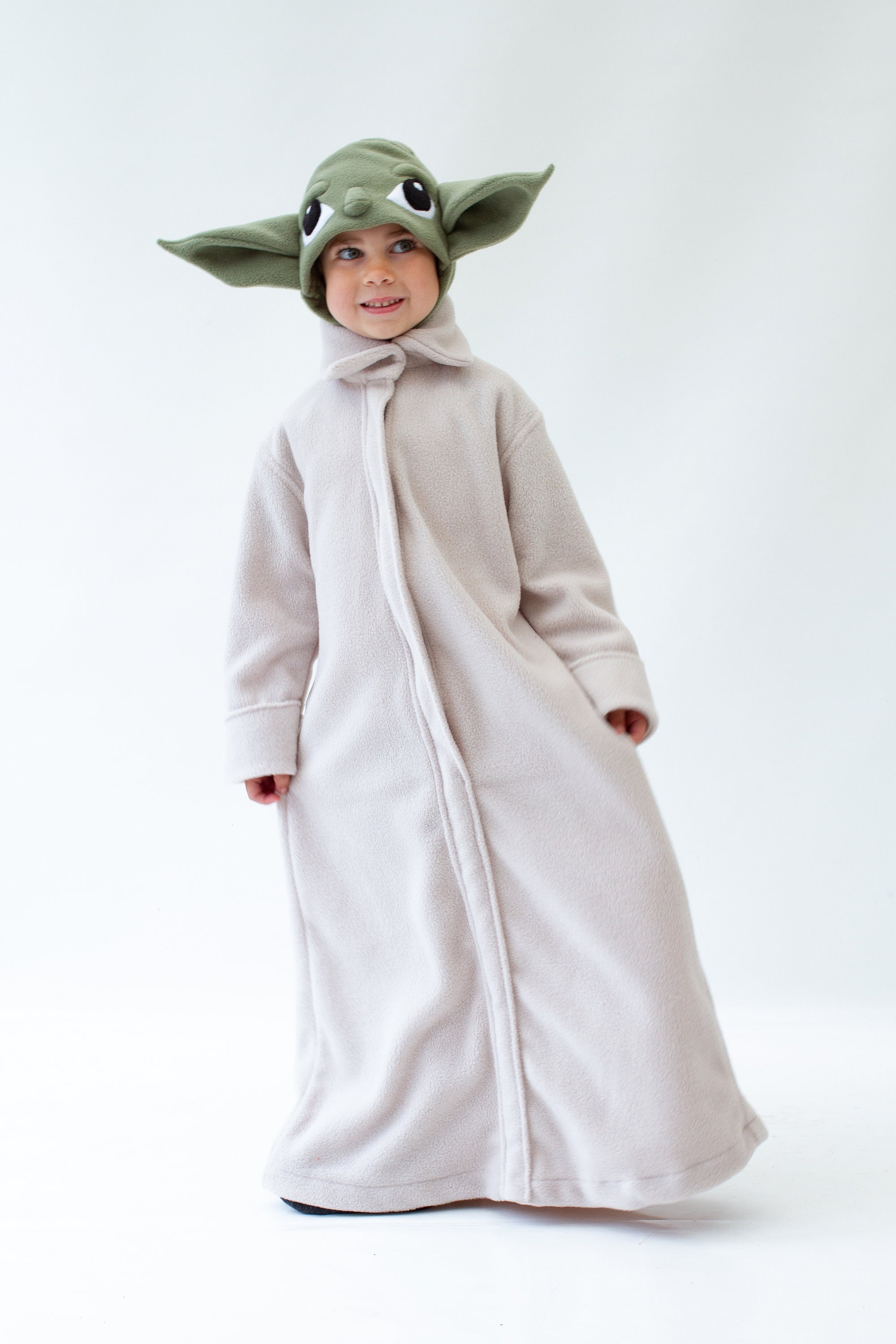 Disfraz de Baby Yoda hecho a mano: perfecto para el primer Halloween del  bebé -  España