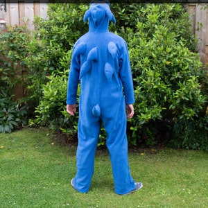 Sonic onesie/ Adult sonic the hedgehog gift/ Sonic party/sonic kigurumi/ sonic cosplay/ sonic clothing image 2