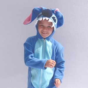Stitch onesie/ children&#39;s Stitch onesie onesie age 1-2 up to 6-7 /Stitch Kigurumi/Lilo and Stitch/Stitch gift/Stitch party