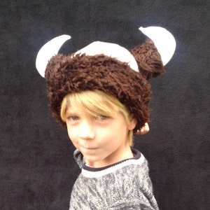 Viking beanie/ Viking helmet/ Viking hat/ Viking Cosplay/ Viking party image 1