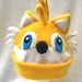 Tails Sonic Beanie/tails Beanie / Tails Sonic Hat /sonic the Hedgehog ...