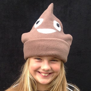 Poop emoji hat/Poop emoji beanie/poo emoji gift/ poo emoji/ poop emoji/ poop emoji clothing/ poop emoji costume/ poop emoji Cosplay
