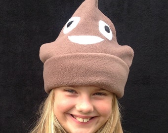 Poop emoji hat/Poop emoji beanie/poo emoji gift/ poo emoji/ poop emoji/ poop emoji clothing/ poop emoji costume/ poop emoji Cosplay