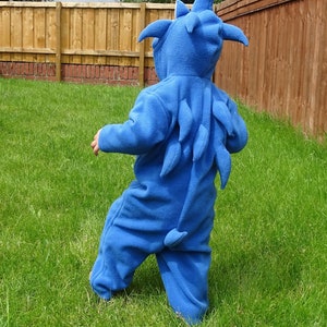 Sonic onesie/ Adult sonic the hedgehog gift/ Sonic party/sonic kigurumi/ sonic cosplay/ sonic clothing image 5