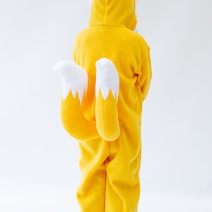 Sonic Tails Onesie Age 1-7 /tails Gift/sonic / Children's Sonic the ...