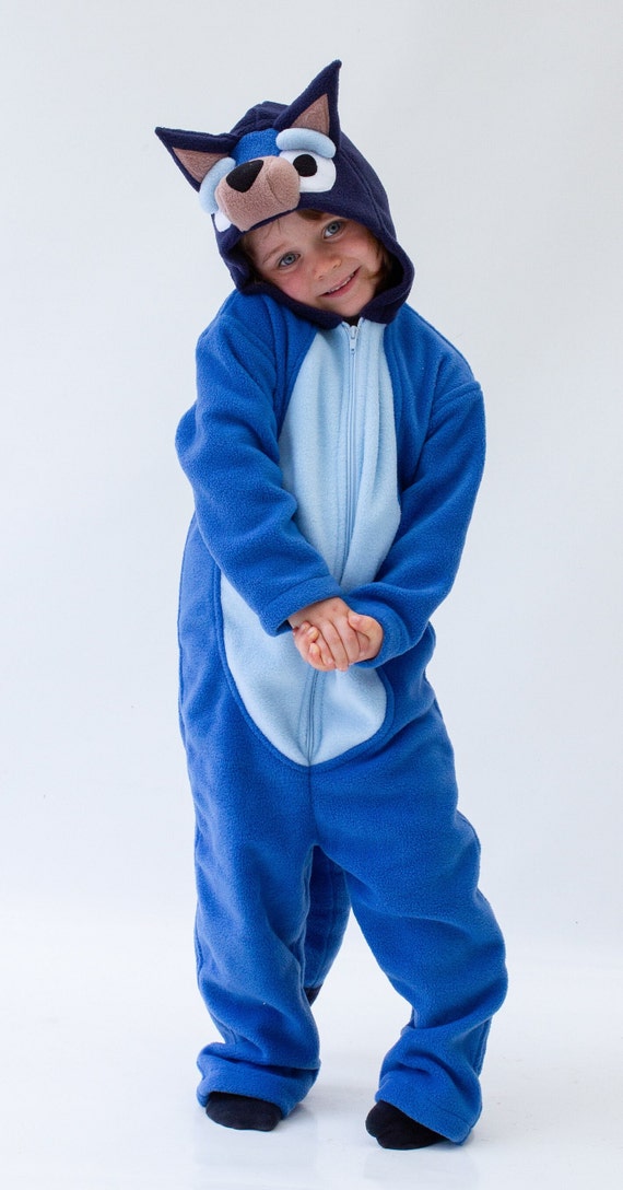 Amigo Contra la voluntad ventana Mono de perro azul/disfraz de Halloween de perro azul/kigurumi - Etsy México