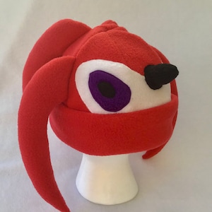 Knuckles beanie/Knuckles clothing/knuckles hat/Sonic the hedgehog  beanie/sonic beanie / sonic hat /sonic the hedgehog  gift /sonic costume