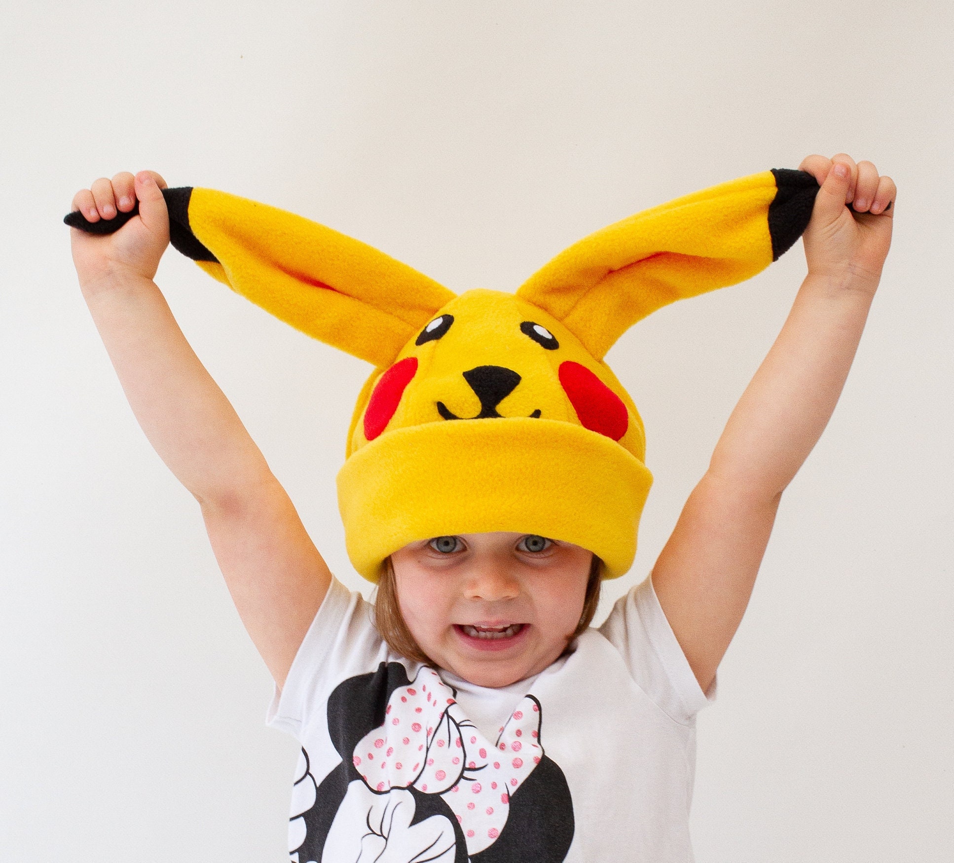 SAZAC Bonnet Kigurumi - Pokemon - Pikachu - Confortable Costume Bonnet  Bonnet - Taille adulte, jaune