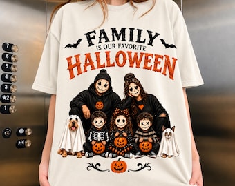 Halloween Shirt, Family Halloween Tee, Matching Halloween Shirt, Spooky Season Family Tee, Halloween Gift, Fall Family Shirt