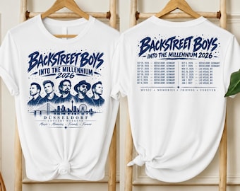Backstreet Boys Shirt, Düsseldorf 2026 Concert Tee, Into The Millennium Shirt, BSB Fan Gift, Front and Back T-Shirt