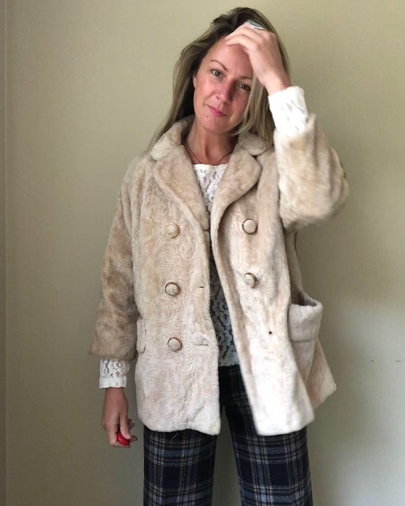 60s faux fur coat