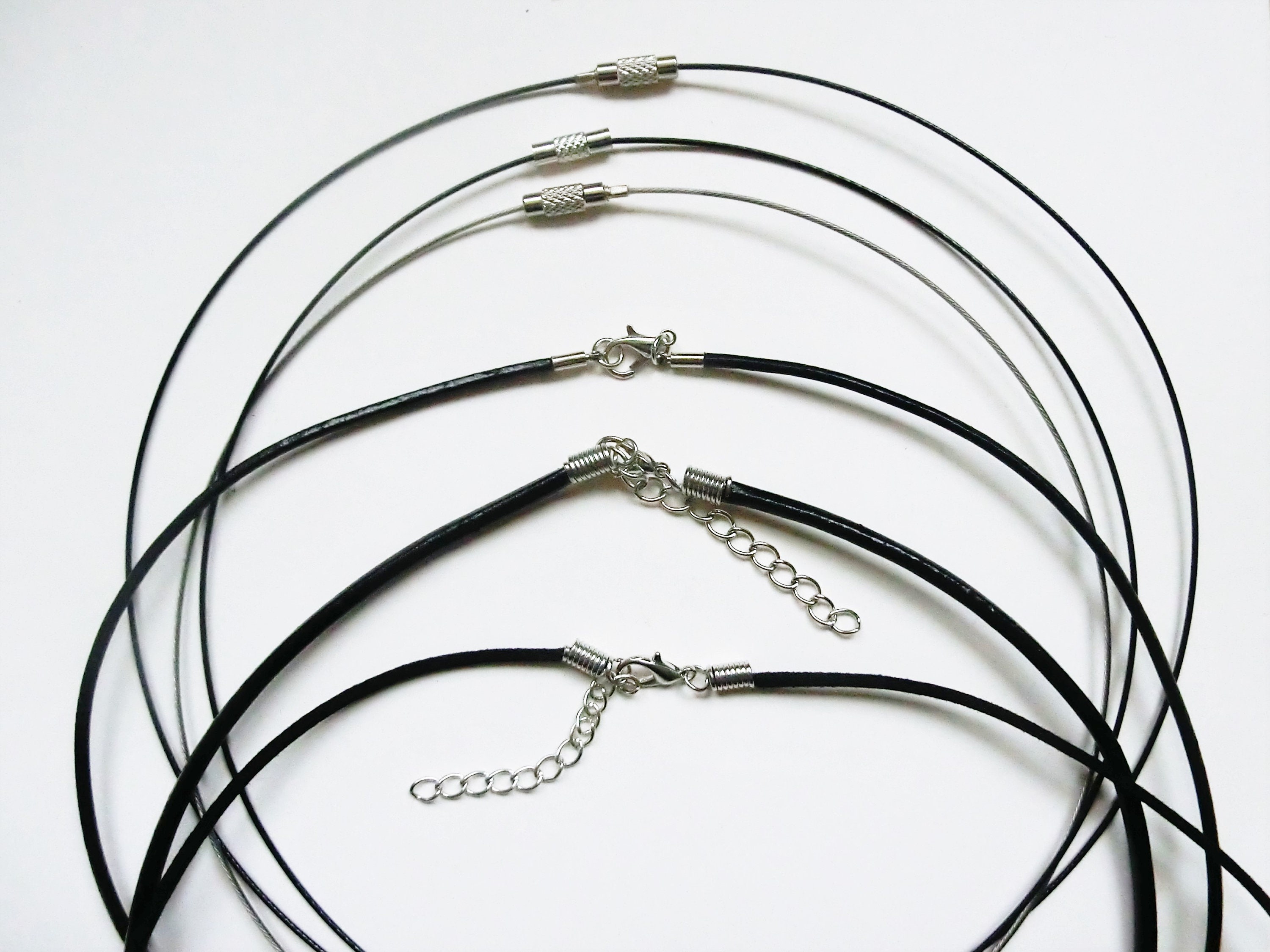 12 inch 2.0mm Stainless Steel Wire Cable Key Ring with Screw Clasp...FREE SHIP 12 inch 2.0mm Stainless Steel Wire Cable Key Ring with Screw Clasp...FREE SHIP
