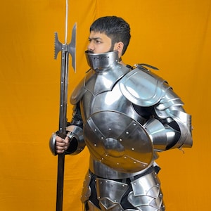Medieval Knight Full Body Armor Suit, Wearable Steel Plate Armor, Gothic LARP Cosplay Costume, Renaissance Knight Armor