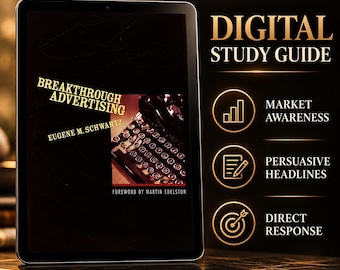 PDF sobre publicidad innovadora / Guía de estudio de redacción publicitaria de Eugene Schwartz / Apuntes sobre psicología del marketing y redacción publicitaria